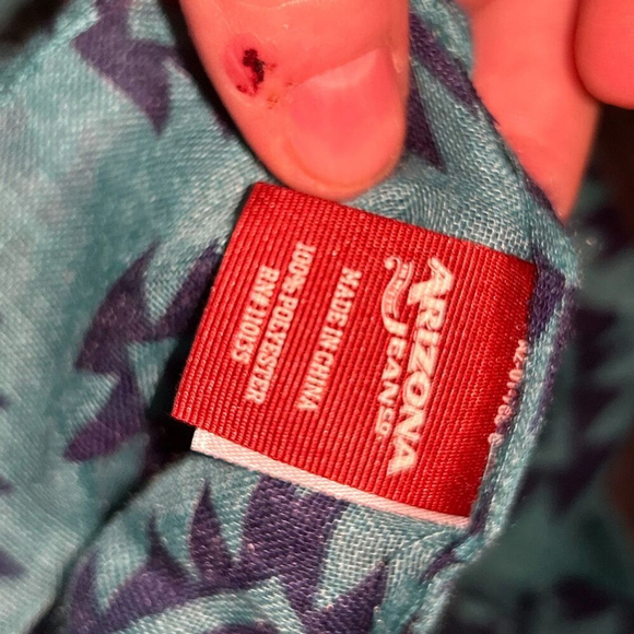 Arizona Jean Turquoise Geometric Infinity Scarf - Picture 3 of 6